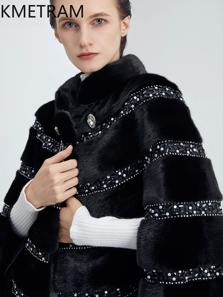100% Natural Mink Fur Jacket W - مراجعة Quality Winter Clothing Jacket وسعره