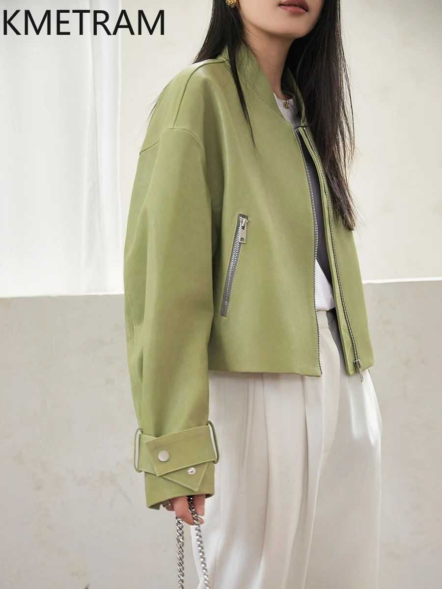 Real Sheepskin Leather Jacket  - مراجعة Quality Winter Clothing Jacket وسعره