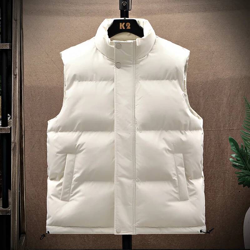 Men Cotton Vest Puffer Sleevel - مراجعة Winter Clothing Taiwan وسعره