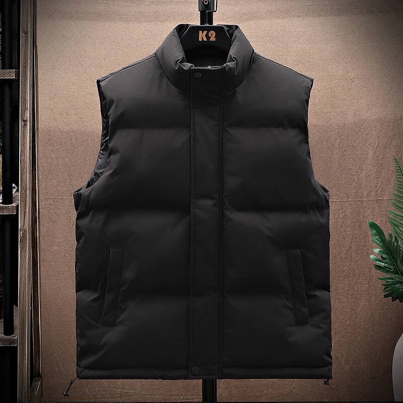 Men Cotton Vest Puffer Sleevel - مراجعة Winter Clothing Taiwan وسعره
