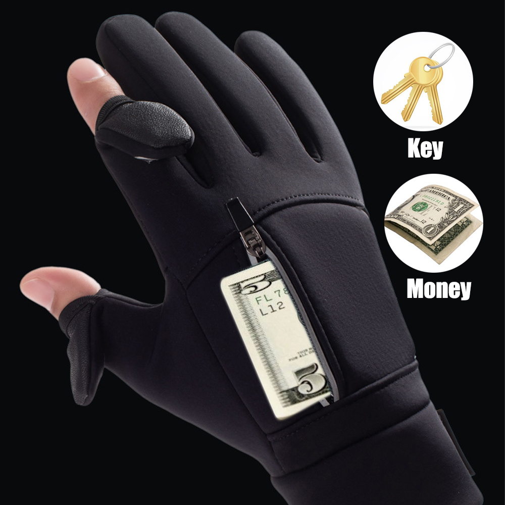 Winter Warm Gloves Flip Over E - مراجعة Waterproof Mitten Ski وسعره