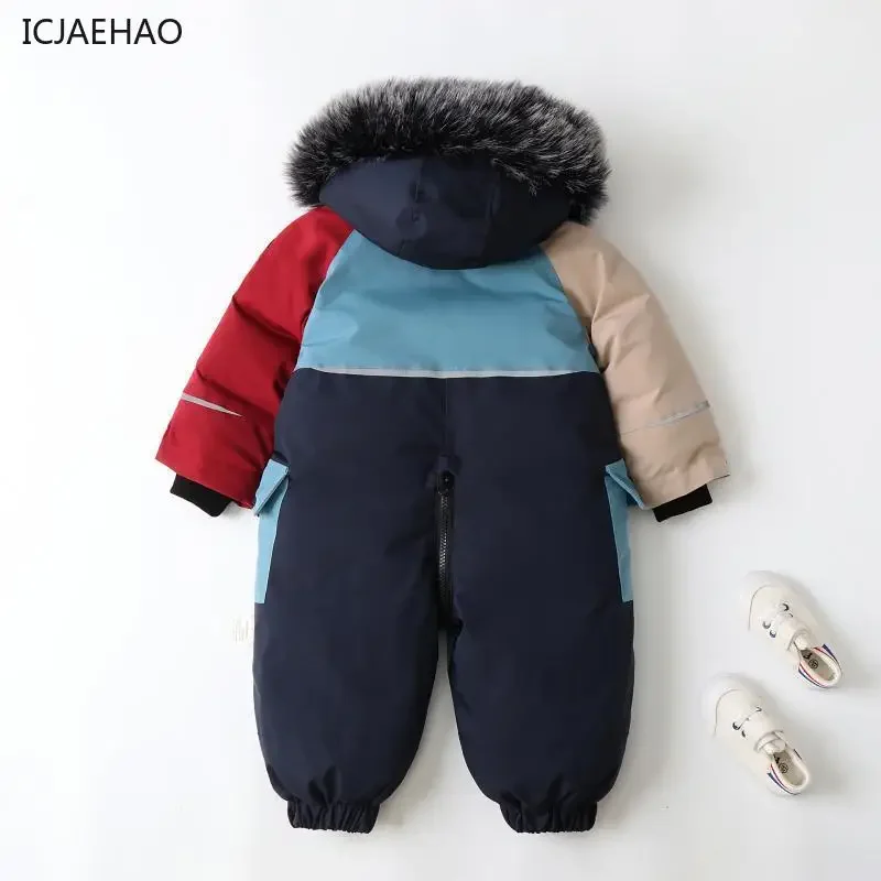 2025 Children Jumpsuits Thick  - مراجعة Winter Clothing Baby Boy وسعره