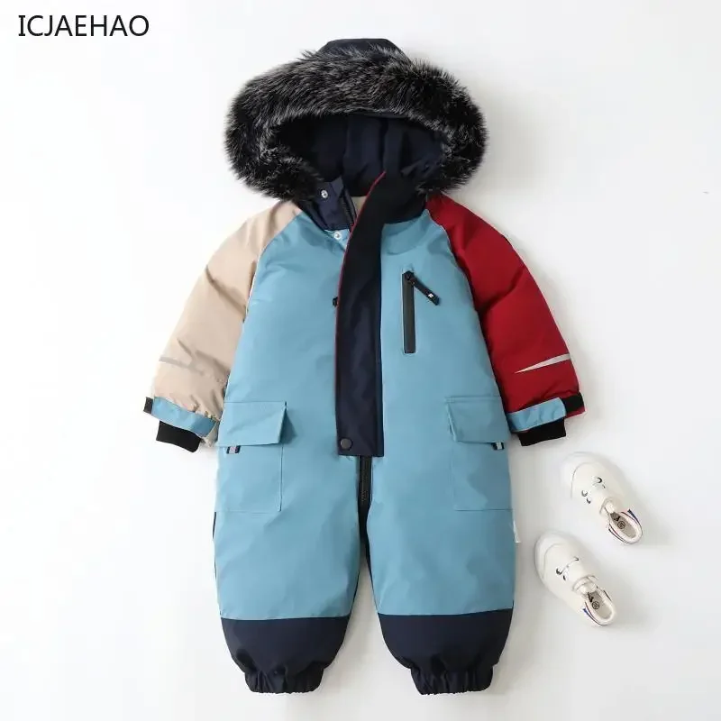 2025 Children Jumpsuits Thick  - مراجعة Winter Clothing Baby Boy وسعره