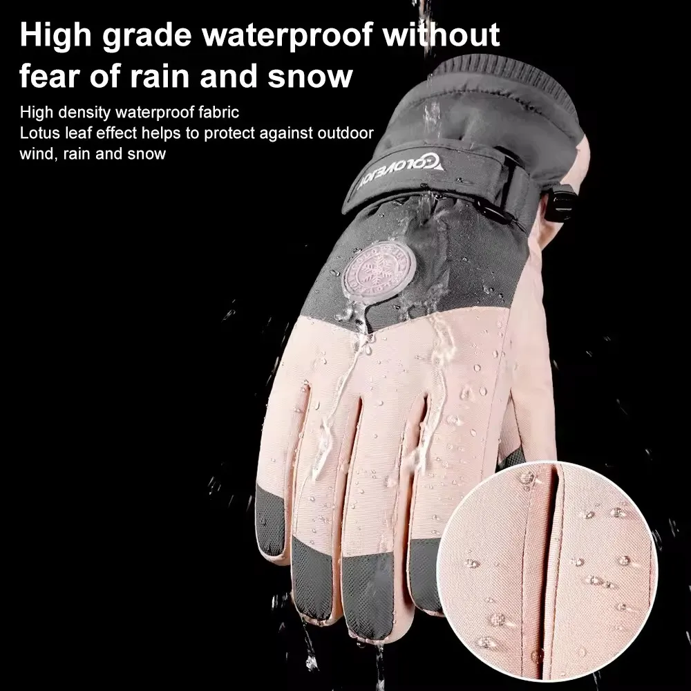 Waterproof Ski Gloves Women Wi - مراجعة Waterproof Mitten Ski وسعره