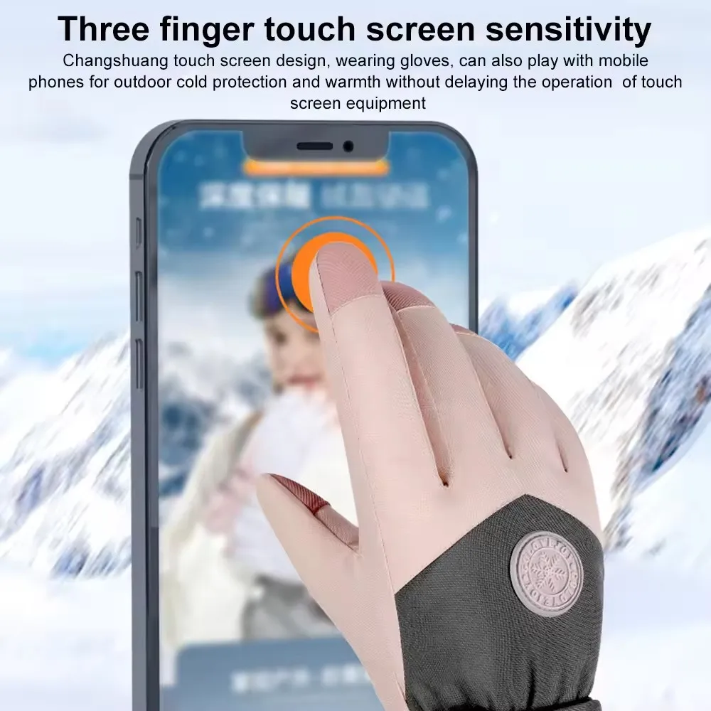 Waterproof Ski Gloves Women Wi - مراجعة Waterproof Mitten Ski وسعره