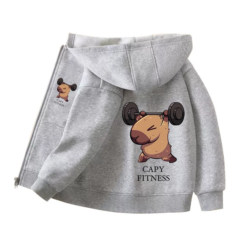 Capybara Zipper Hoodies Coats  - مراجعة Winter Clothing For Boys وسعره