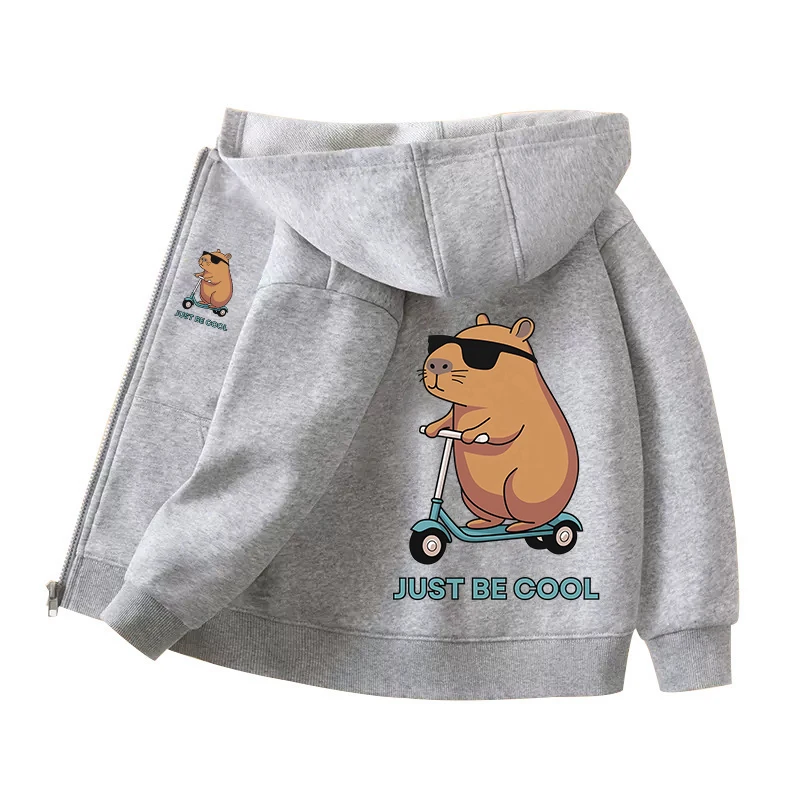 Capybara Zipper Hoodies Coats  - مراجعة Winter Clothing For Boys وسعره