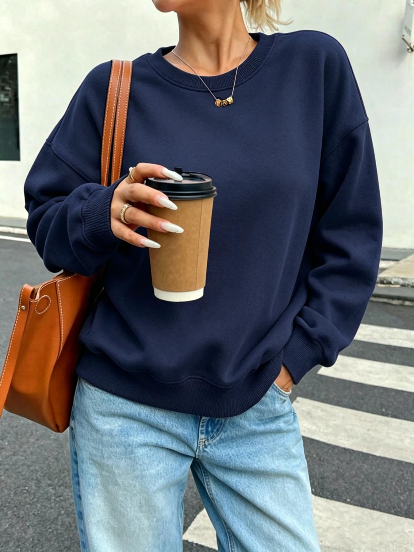 Solid Women's Casual Sweatshir - مراجعة Winter Clothing Sale Women وسعره