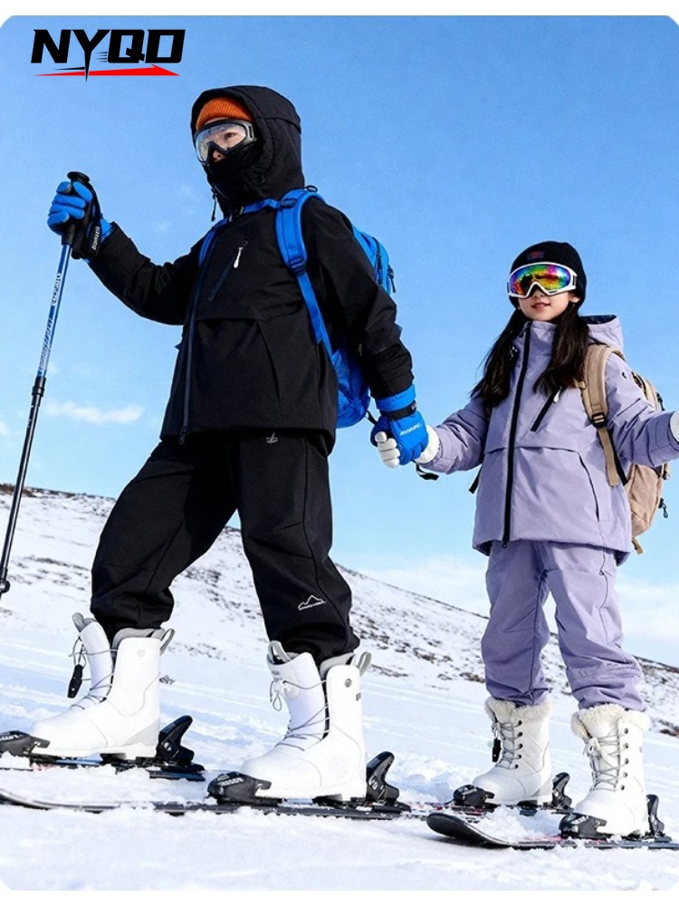 Children's Skiing Wear Top+Bot - مراجعة Winter Clothing For Boys وسعره