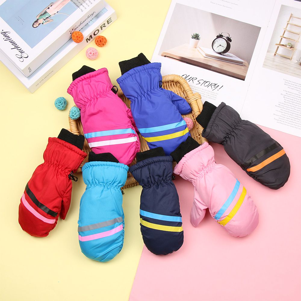 New Children Kids Winter Snow  - مراجعة Waterproof Mitten Ski وسعره
