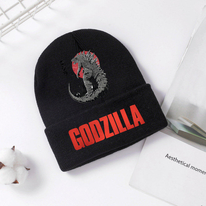 Godzilla Knitted Hat Winter Sp - مراجعة Winter Clothing For Boys وسعره