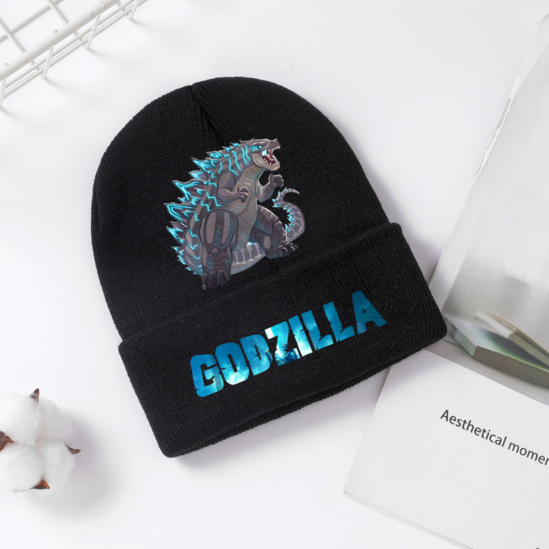 Godzilla Knitted Hat Winter Sp - مراجعة Winter Clothing For Boys وسعره