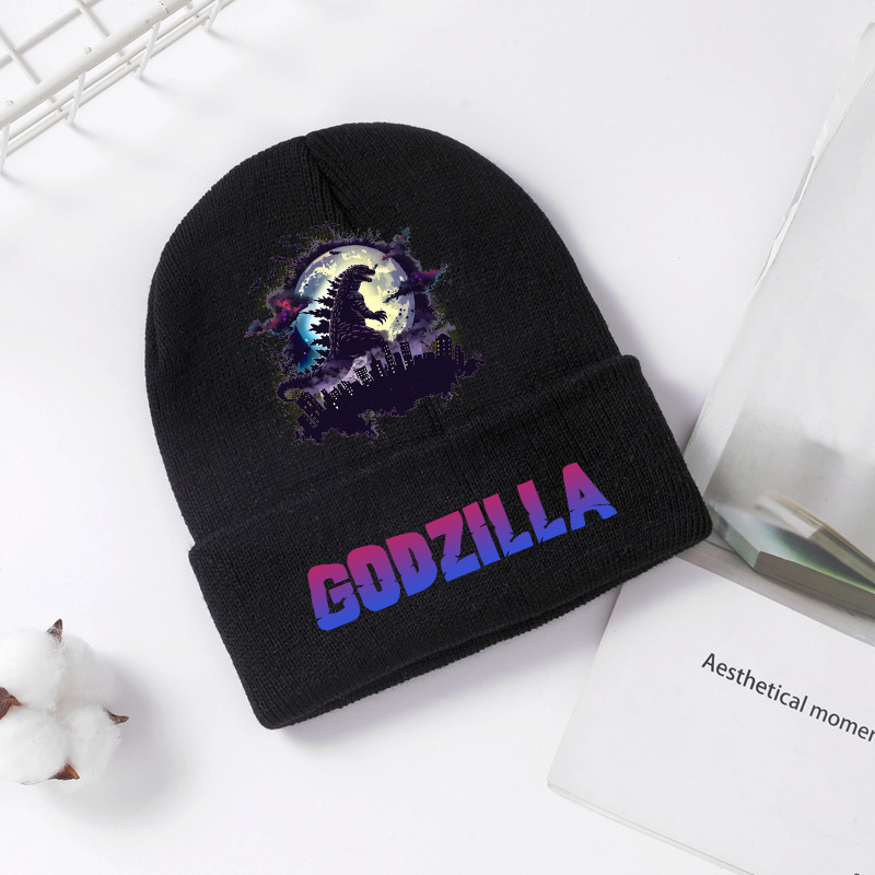 Godzilla Knitted Hat Winter Sp - مراجعة Winter Clothing For Boys وسعره
