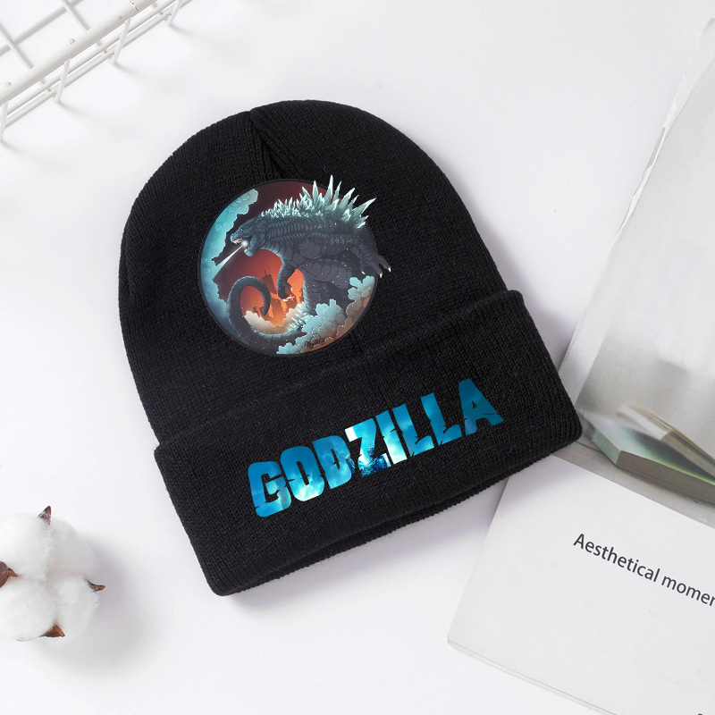 Godzilla Knitted Hat Winter Sp - مراجعة Winter Clothing For Boys وسعره